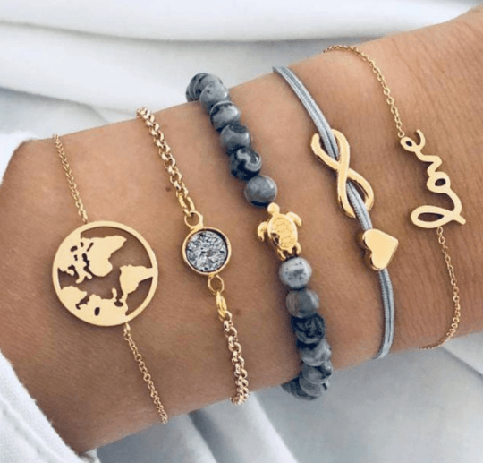 x31 6.5rmb per set stainless steel bracelet wholesale yiwu
