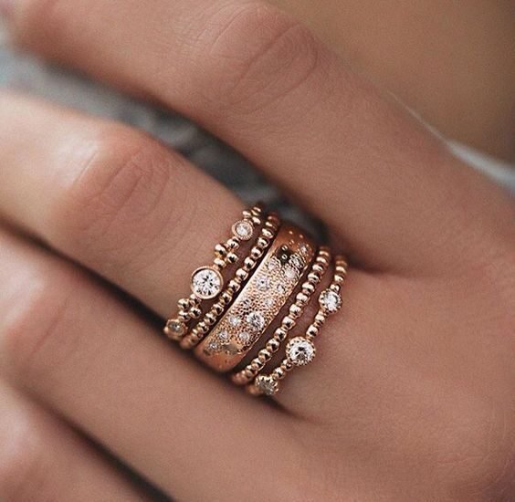 Style Tips About Rose Gold Jewelry Rhinestone Statement Ring