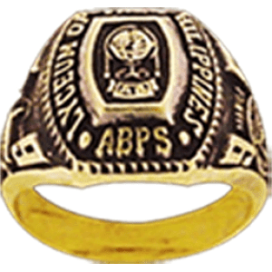 Men's Solid Top Barrel Class Ring