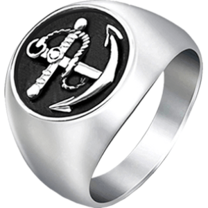 Oval Signet Anchor Ring