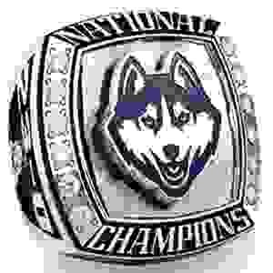 University of Connecticut Field Hockey Championship Ring