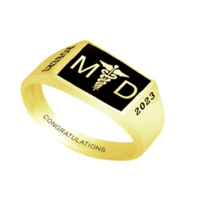 Customized Rectangular Medical Ring